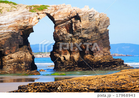 Natural arch at As Catedrais beach 17968943