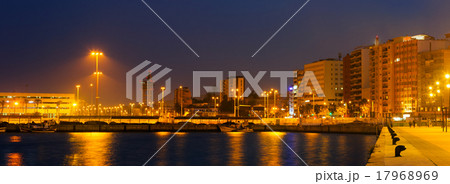 port side at Algeciras in night port side at Algeciras in night 17968969