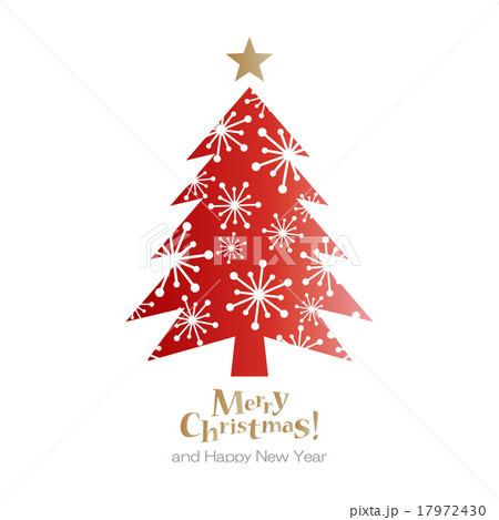 Christmas tree with snowflakes 17972430