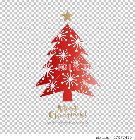 Christmas tree with snowflakes 17972430