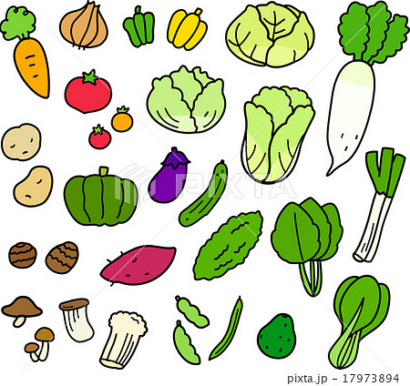 最も共有された かわいい 野菜 イラスト 簡単 ここで最高の画像コレクション