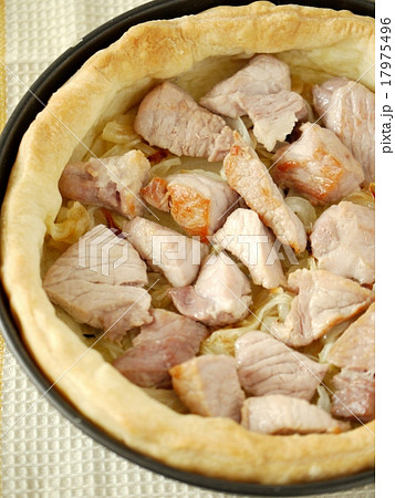 塩豚のキッシュ 仕込 塩豚のキッシュ 仕込 17975496