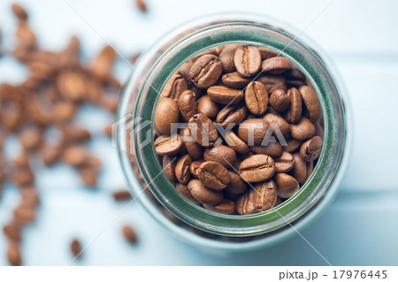coffee beans in jar coffee beans in jar 17976445