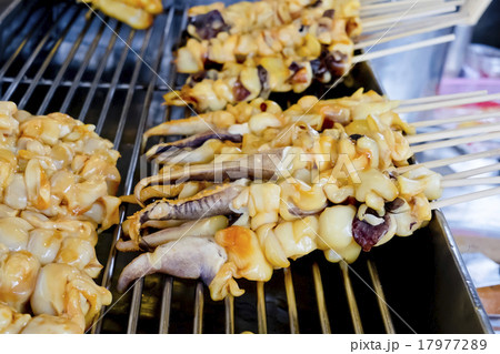 fresh squid barbeque fresh squid barbeque 17977289