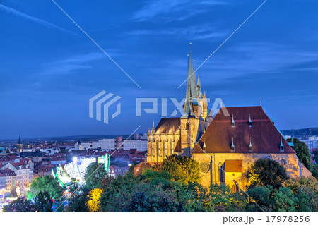St Severus Church in the evening, Erfurt 17978256