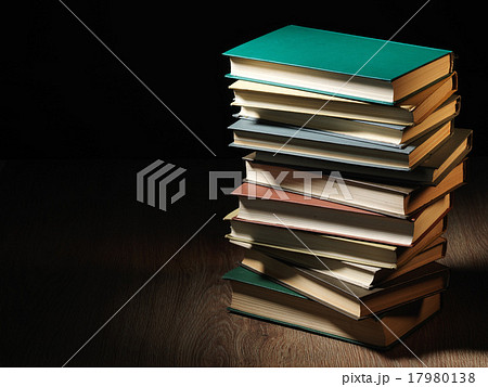 Stack of hardcover books 17980138