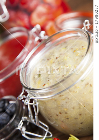 Fresh berries and wild berry jam Fresh berries and wild berry jam 17980257