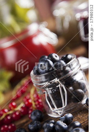 Tasty berry and fruit jam and berry 17980312