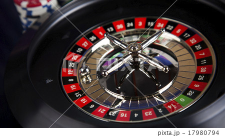 Casino Roulette and Poker Chips 17980794