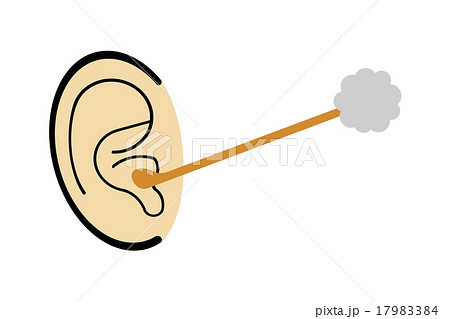 耳掃除のイラスト素材 17983384 Pixta