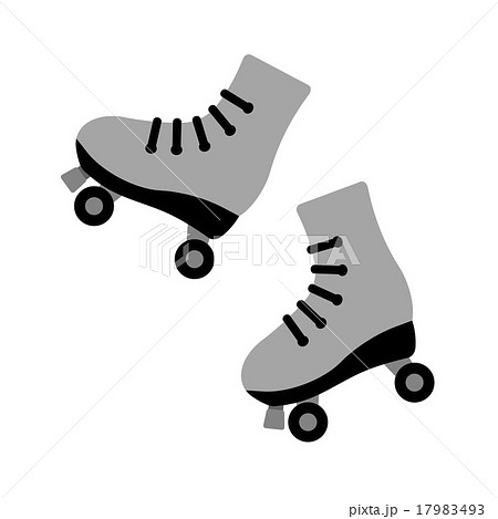 ローラースケートの靴のイラスト素材 17983493 Pixta