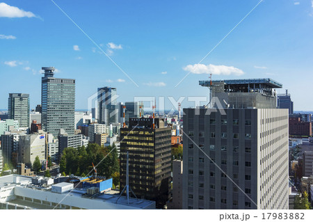 仙台市全景と高層ビルの写真素材 1798