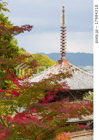 常楽寺の三重塔 17984318
