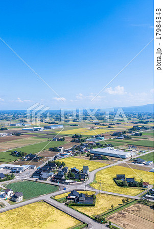 【富山県】小矢部市・田園風景 17984343
