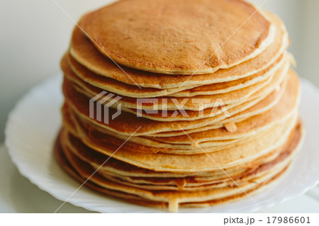 Russian pancakes close-up Russian pancakes close-up 17986601