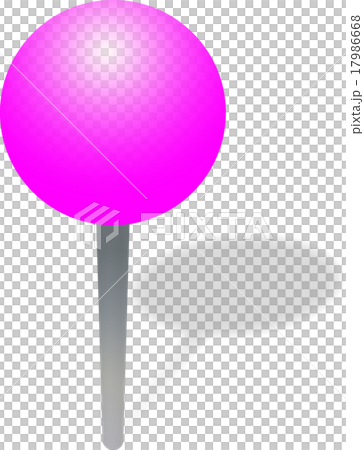 ピンアイコン(紅) 17986668