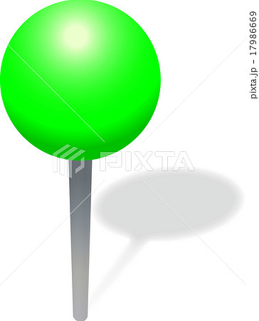 ピンアイコン 緑 のイラスト素材 17986669 Pixta
