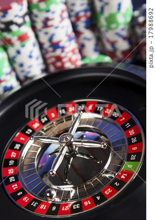 Roulette gambling in a casino 17988692