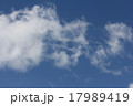白い雲 17989419