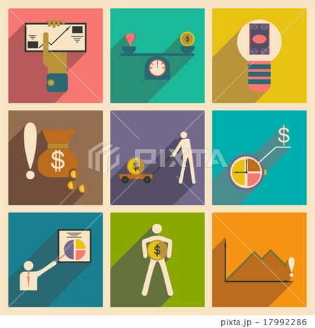 Modern flat icons vector collection with shadow Modern flat icons vector collection with shadow 17992286