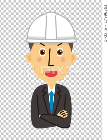 A helmet male in a suit 17996863