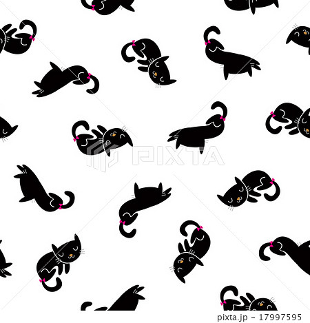 眠るネコをパターンに 眠るネコをパターンに 17997595