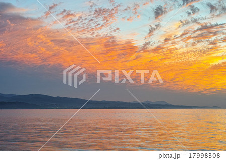 宍道湖　夕焼け 17998308