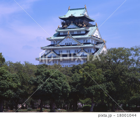 大阪城「国指定特別史跡」「平成百景」「日本100名城」（西の丸庭園より撮影） 18001044