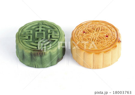 Moon cake green tea and durian filling  18003763
