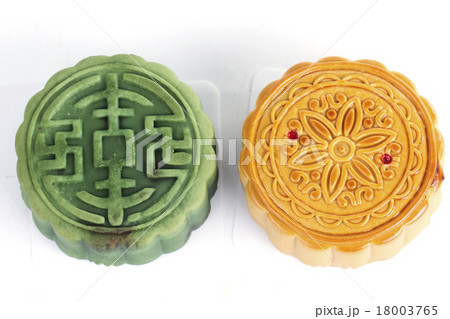 Moon cake green tea and durian filling  18003765