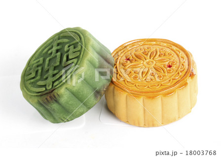 Moon cake green tea and durian filling  18003768