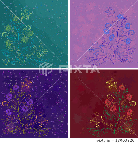 Abstract floral background 18003826