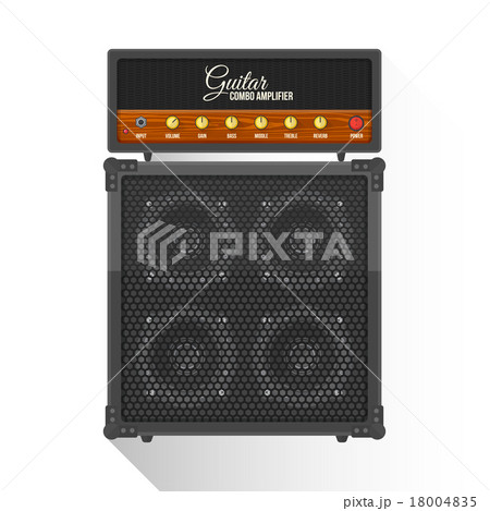 vector electric guitar combo amplifier illustratio 18004835