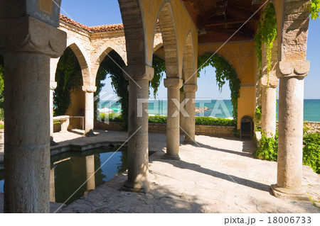 Roman bath in the yard of Balchik palace, Bulgaria 18006733