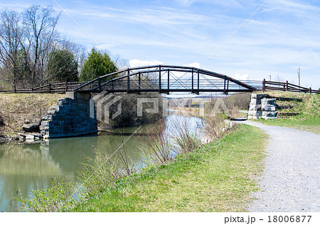 エリー運河公園 Old Erie Canal State Histric Park の写真素材