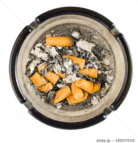 ashtray on white background 18007039