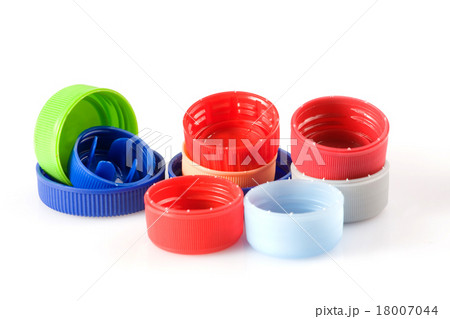 Caps of the bottle isolated on white background Caps of the bottle isolated on white background 18007044
