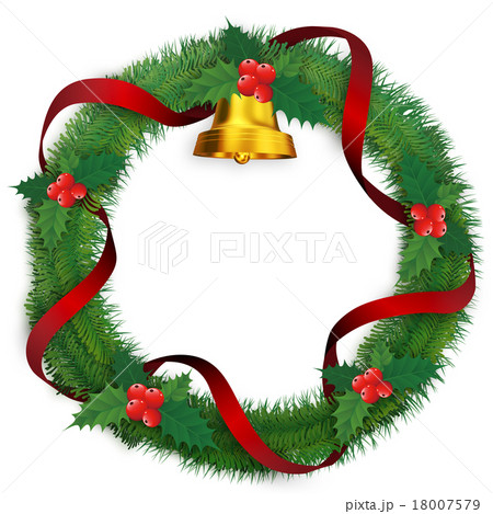 クリスマスリーフのイラスト素材 [18007579] - PIXTA