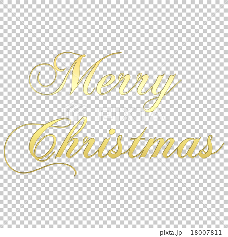 メリークリスマス 文字 のイラスト素材