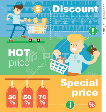 Discount sale vector banners Discount sale vector banners 18008227