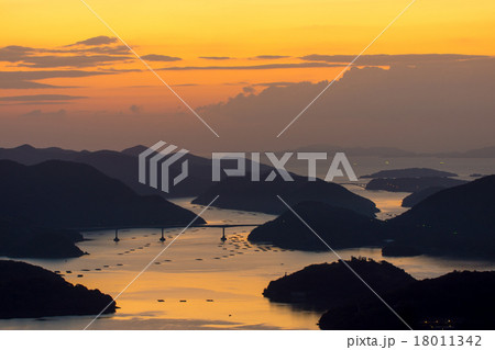 日生諸島の夜明け 18011342