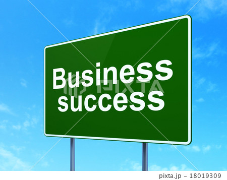 Finance concept: Business Success on road sign Finance concept: Business Success on road sign 18019309