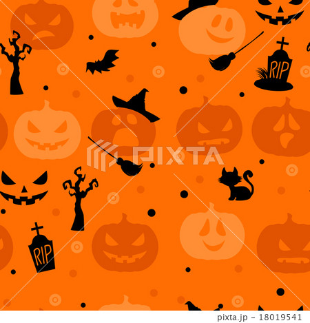 ハロウィーン 壁紙 Halloween Backgroundのイラスト素材 18019541 Pixta