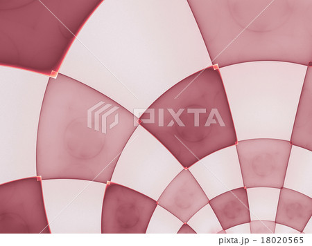 Abstract composition with circular checkered 18020565