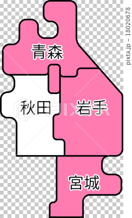 地方地図三陸 18020678