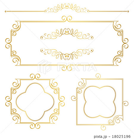 罫線 飾り罫のイラスト素材 罫線 飾り罫のイラスト素材