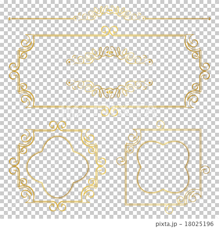 罫線 飾り罫のイラスト素材