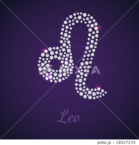 Diamond zodiac Leo 18027250