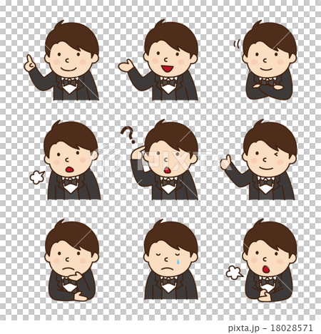 面部表情_男性禮賓 18028571