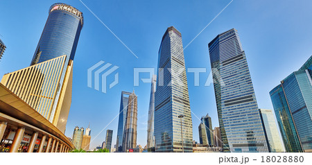 Skyscrapers, city building , Shanghai, China. 18028880